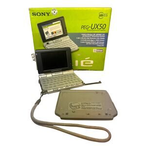 Sony Clie PEG-UX50 PDA Palm OS 5 WiFi Bluetooth w/ Box Accessories- New Battery